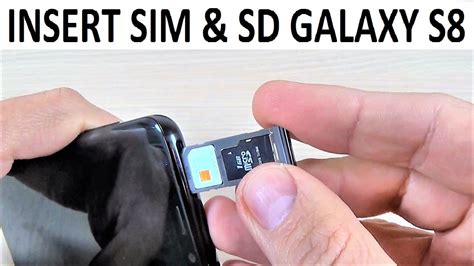 galaxy s8 sd card slot|Galaxy S8+: Insert/Remove SD Card & SIM.